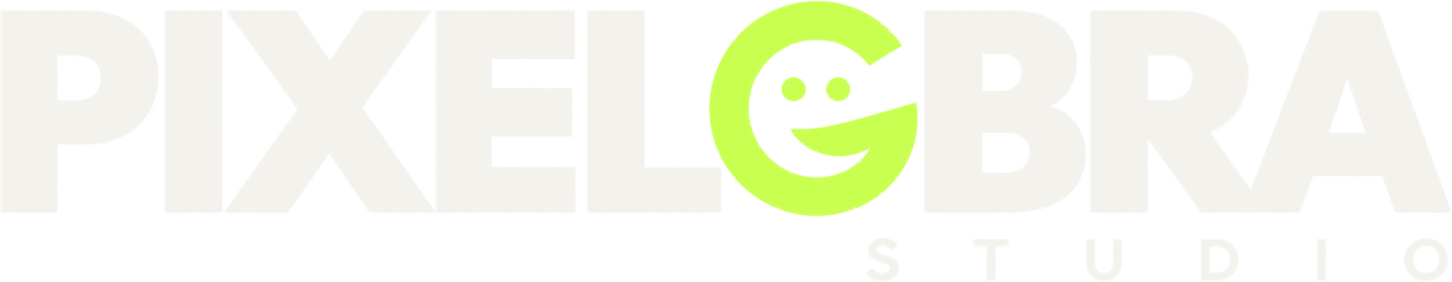 Pixelgbra logo — on dark