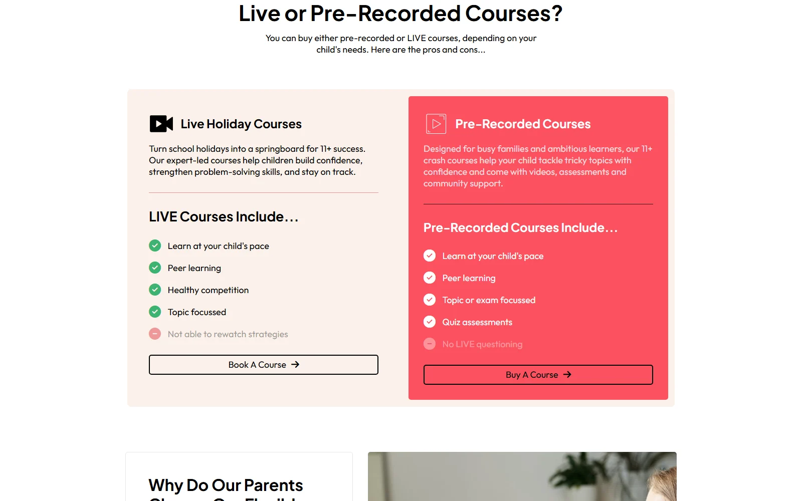 A learning platform that is not WordPress